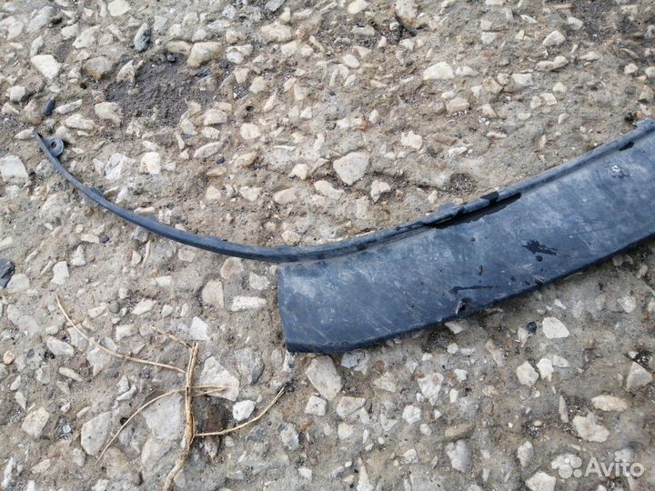 Спойлер губа переднего бампера Kia seed cd 2018