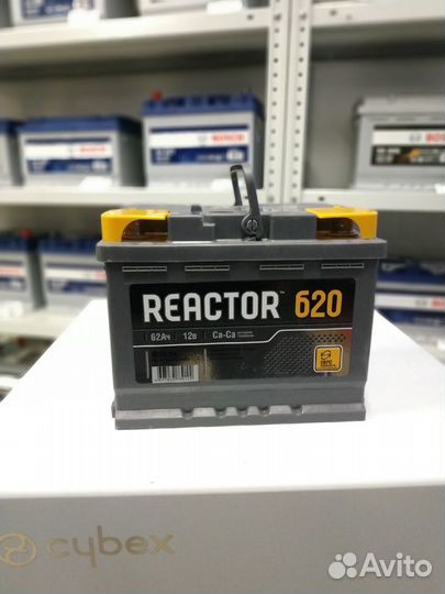 Аккумулятор 62Ah Reactor 660A обратной полярности