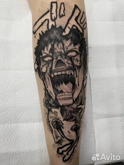 Тату мастер, Татуировки, Аниме, леттеринг