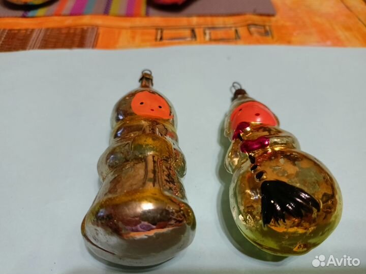 Новогодние игрушки стекло СССР