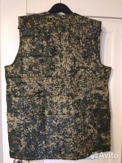 Жилет стёганый на верблюжьей шерсти