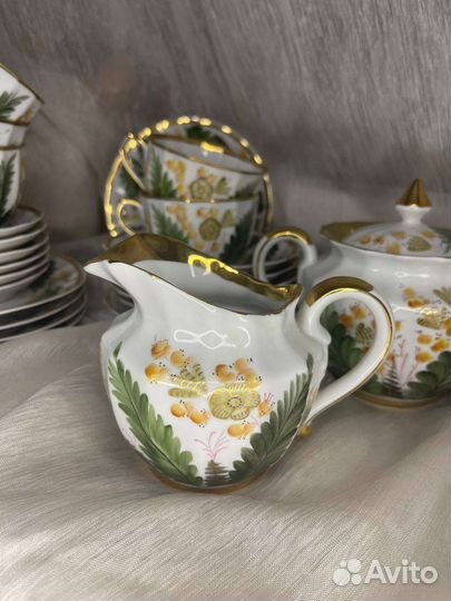 Сервиз чайный Горюн трава предметно