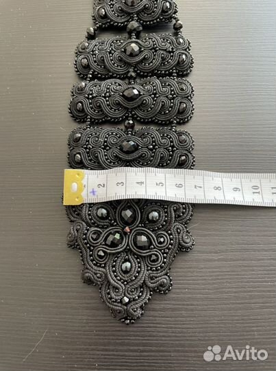 Галстук в стиле сутаж