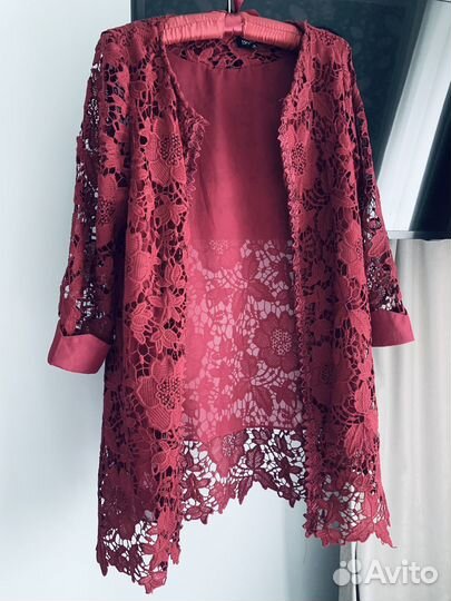 Кружевной кардиган