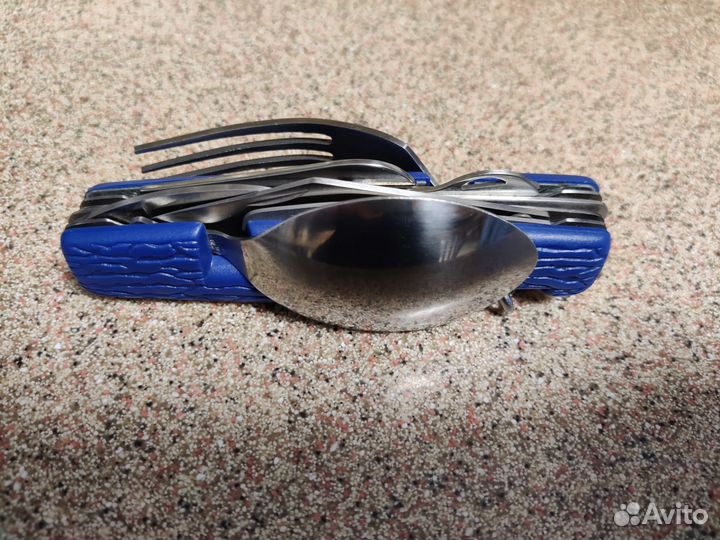 Набор походный ложка вилка нож