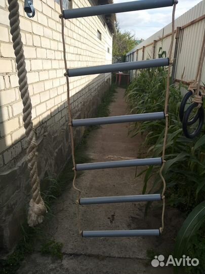 Канат, лестница, кольца