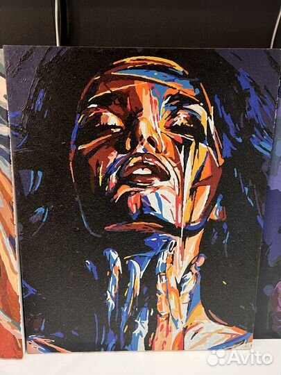 Картины по номерам раскрашенная