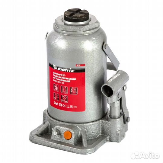 Домкрат гидравлический бутылочный Matrix 50778