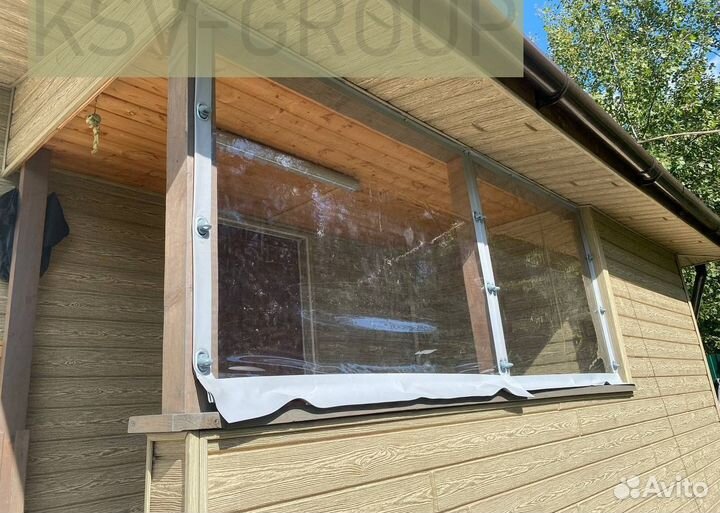 Мягкие окна для беседки