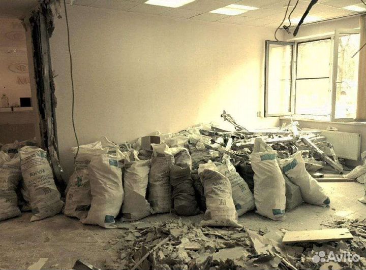 Демонтаж стен,пола,кирпич,перегородки,бетон,гвл