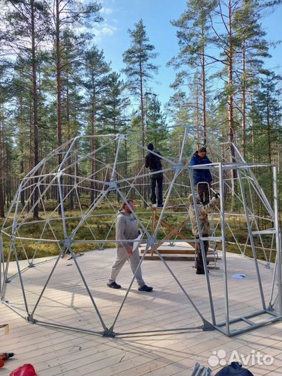 Геокупол D6, шатер