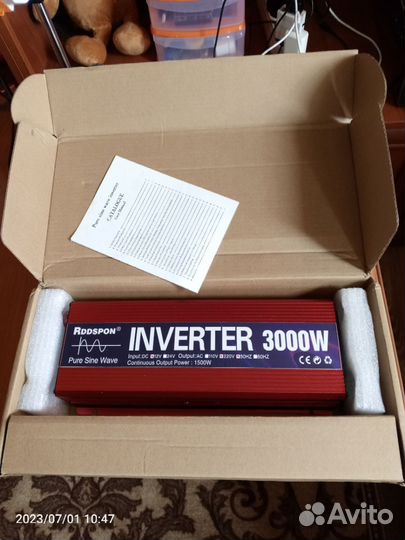 Инвертор Rddspon 3000 вт Чистый синус 12-220 V