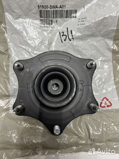 Опора амортизатора 51920swaa01 Honda