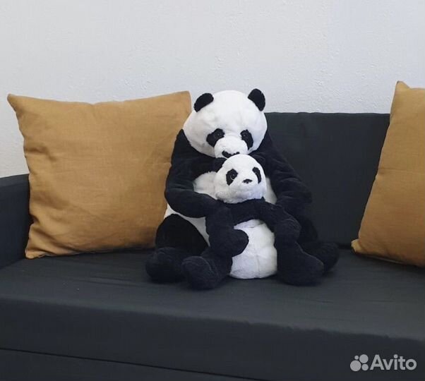 Мягкие игрушки Икеа панды 47см и 30см