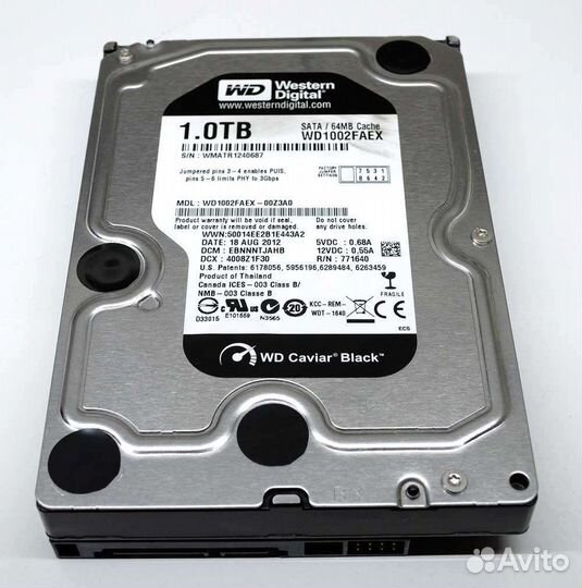 Жесткий диск Wd black 1Тб
