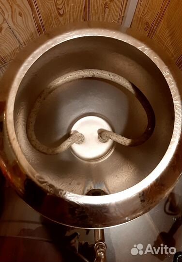 Электросамовар н/ж сталь СССР 5л с декором