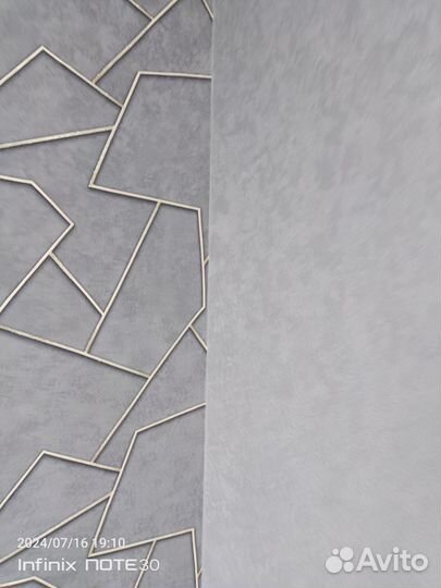 Поклеика обоев,шпатлевание стен