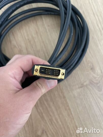Кабель hdmi - dvi 8 метров