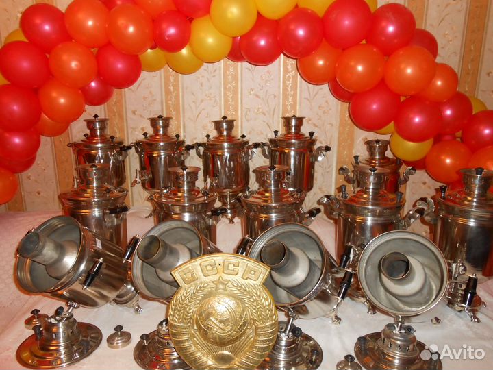 Самовары новые, дровяные, Тула, Склад