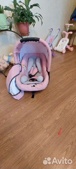 Коляска 3в1 Sevillababy Sofia Розовый джинс