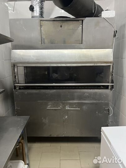 Мангал с зонтом