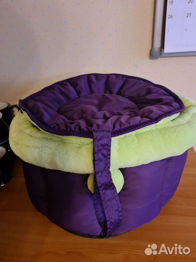 Лежанка домик для кошки