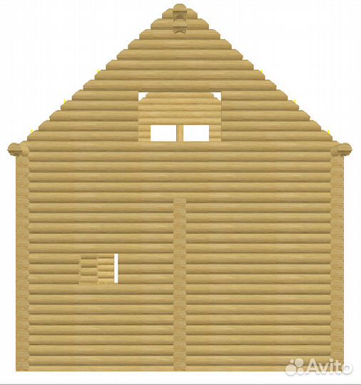 Сруб 6 х 8 м