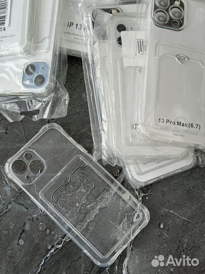 Чехол с кармашком для карт на iPhone (новые чехлы)