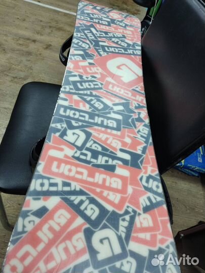 Сноуборд детский burton, крепления, ботинки