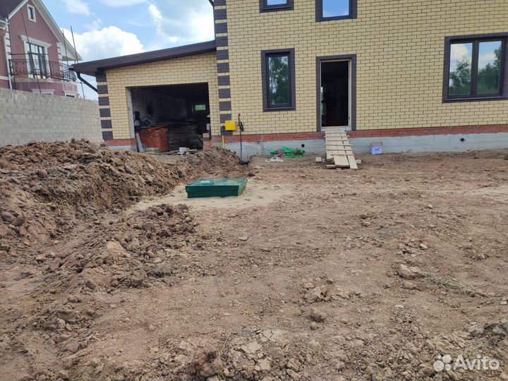 Канализация, септик без посредников