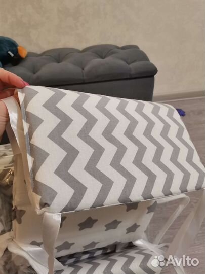 Новые бортики в детскую кроватку