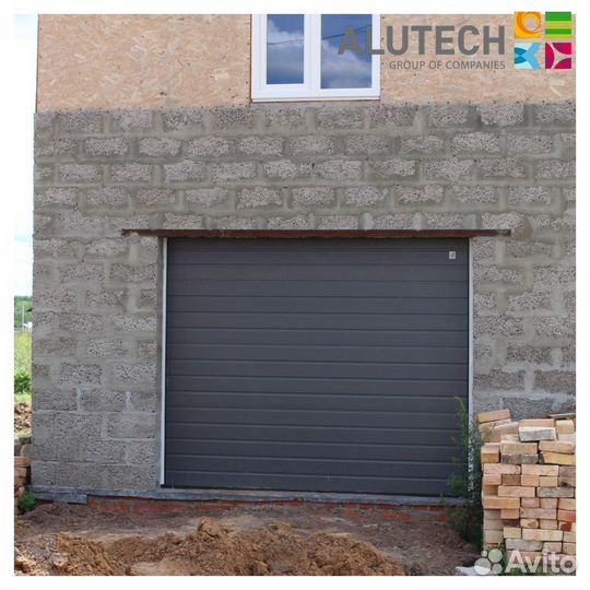 Секционные ворота alutech