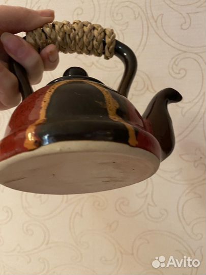 Керамика авторская чайник фигурка