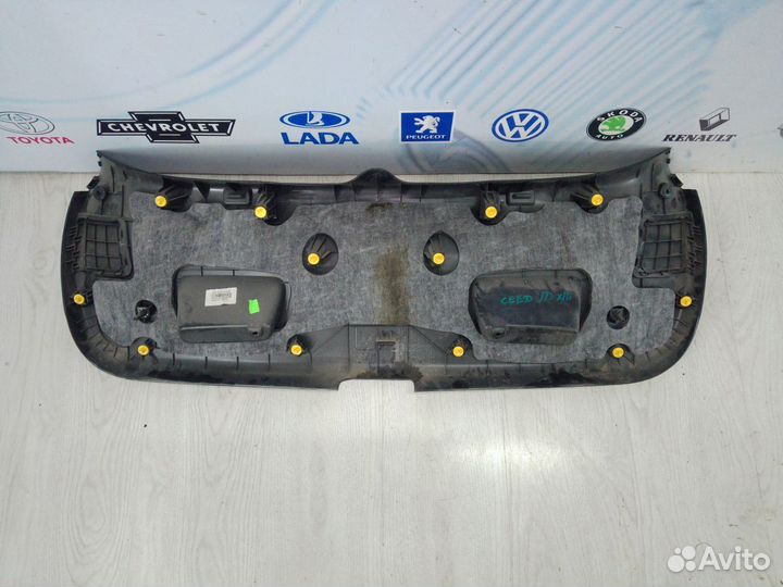 Обшивка крышки багажника Шумоизоляция KIA ceed 2 J