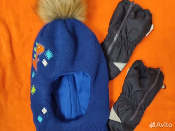 Шапка шлем gusti 46-48 краги lassie