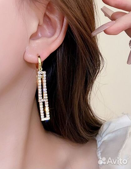 Серьги подвески Belcosd