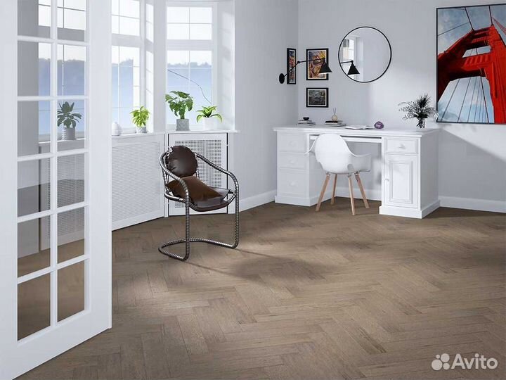 Паркет елочка венгерская Gran Parte Мокка