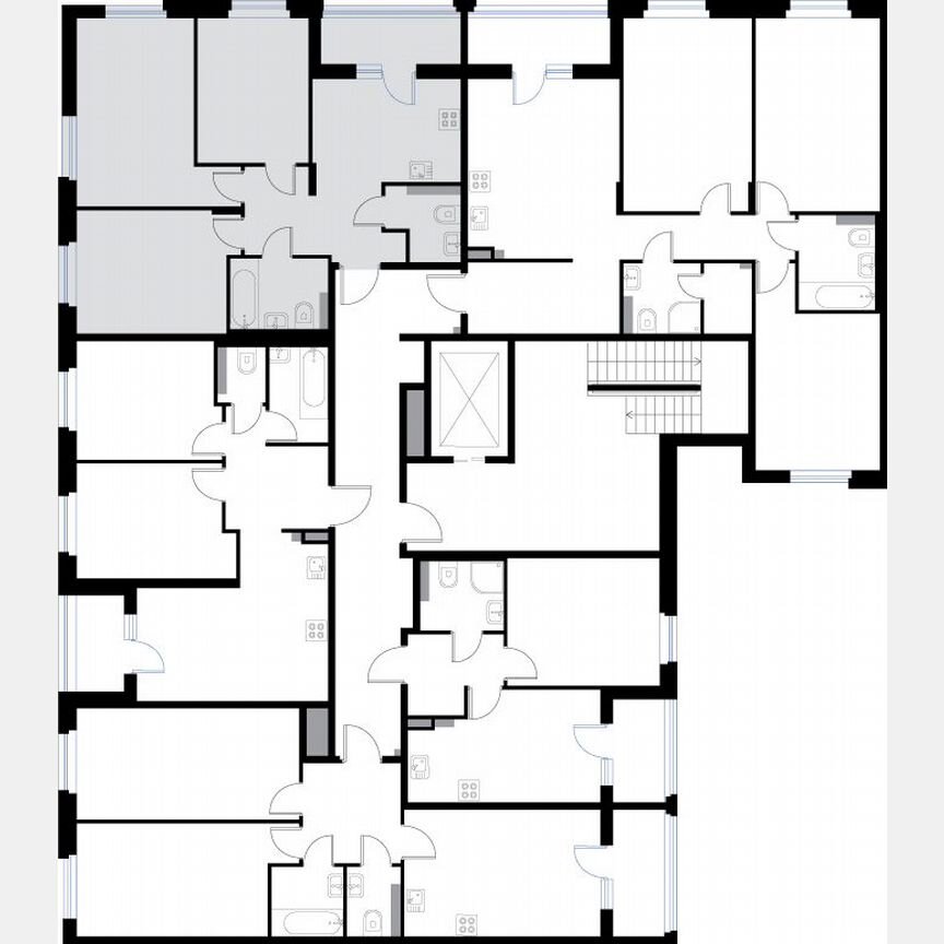 3-к. квартира, 64,4 м², 2/3 эт.