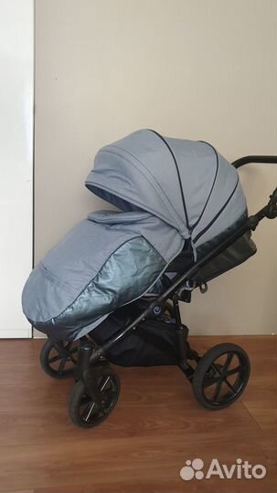 Коляска Tutis Viva 4 Luxury 3 в 1 №063 Turquo