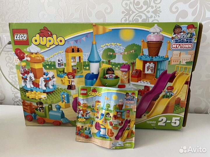 Lego duplo 10840 Большой парк аттракционов