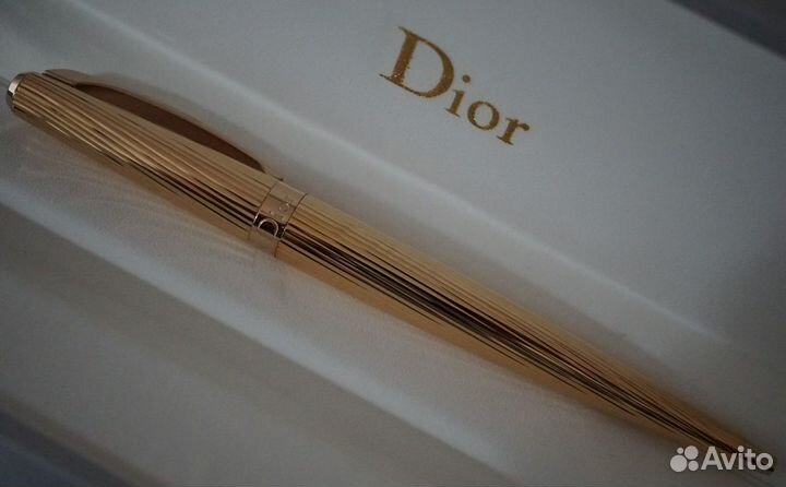 Ручка Dior сталь позолота новая оригинал
