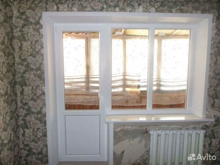Балконная дверь и балконы