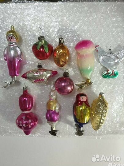 Елочные игрушки СССР