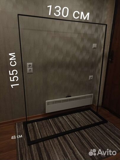 Вешалка напольная (рейл для одежды) Loft