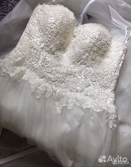 Свадебное платье айвори 40-44