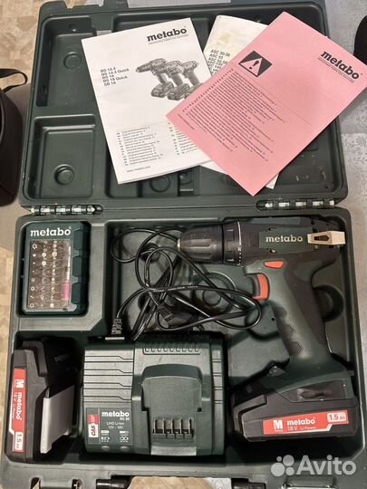 Шуруповерт metabo 18