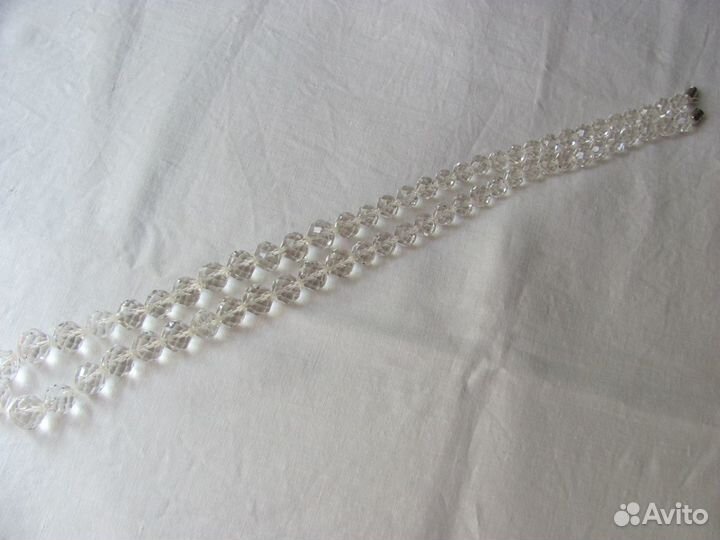 Бусы ожерелье винтаж горный хрусталь СССР 60-70-е