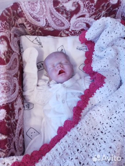 Кукла реборн Twin A (окрашена но не закреплена)