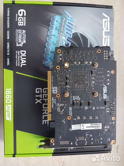 Видеокарта asus GTX 1660 super 6GB