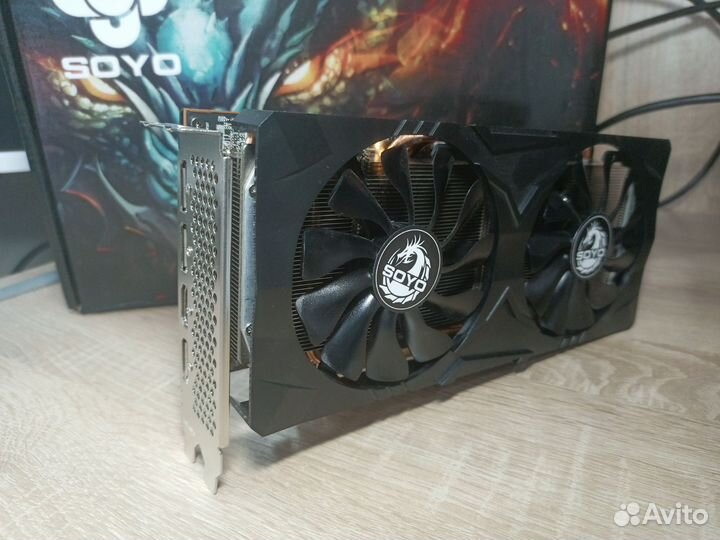 Видеокарта RX 5700 XT Soyo новая